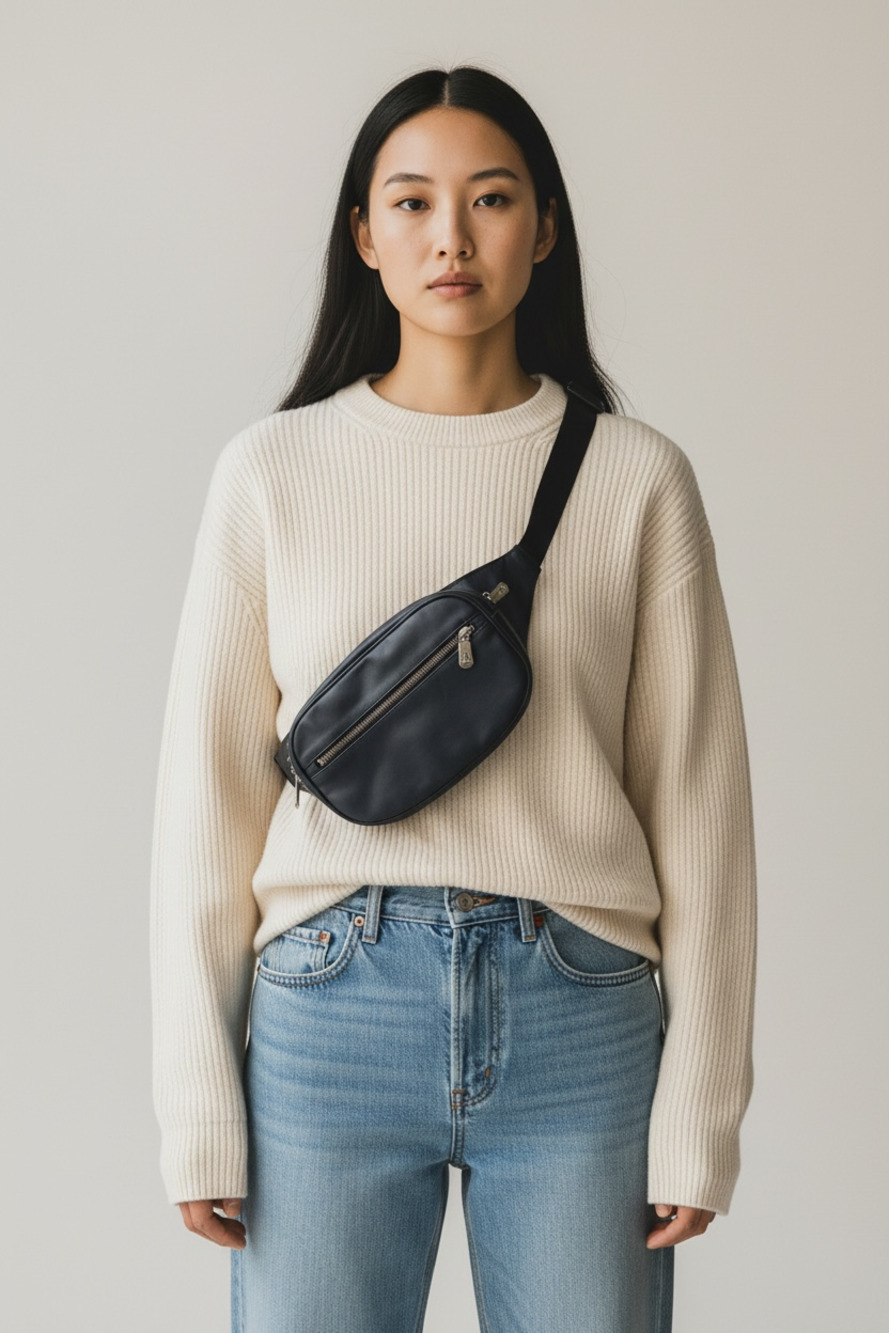 Shop Royce Leather Multi Compartment Fanny Pack
